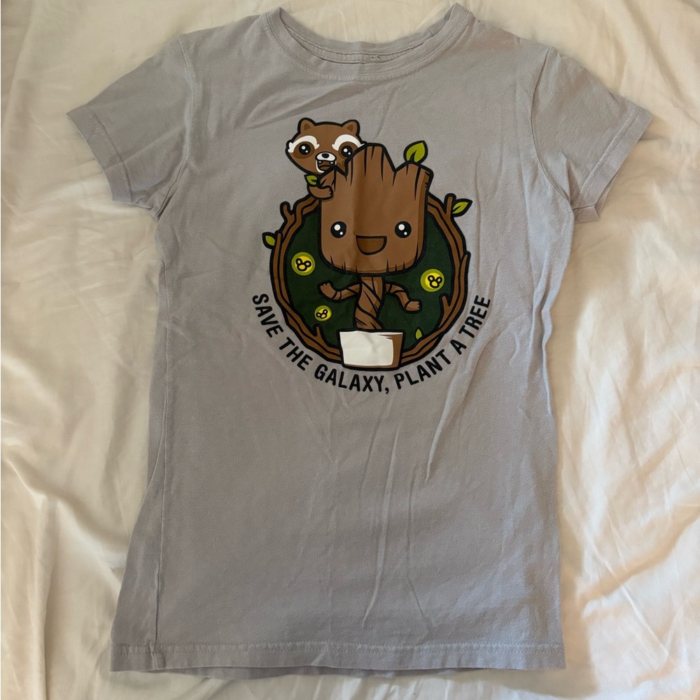 Gray Kids Shirt with Guardians of the Galaxy Graphic